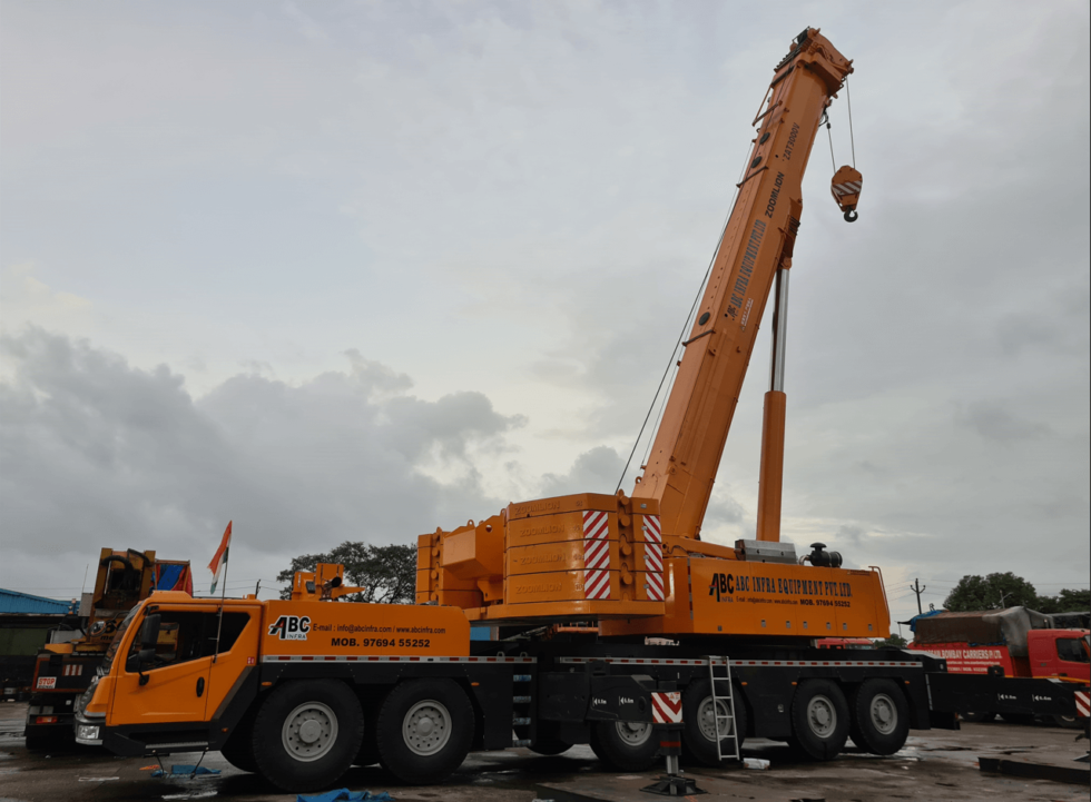 Tyre Mounted Cranes - ABC Infra Equipment Pvt. Ltd.